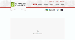 Desktop Screenshot of alabdullagroup.net