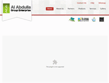 Tablet Screenshot of alabdullagroup.net
